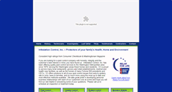 Desktop Screenshot of infestationcontrol.com